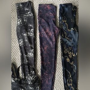 Old Navy Extra High Rise Powersoft Leggings x 3 + Sports Bra